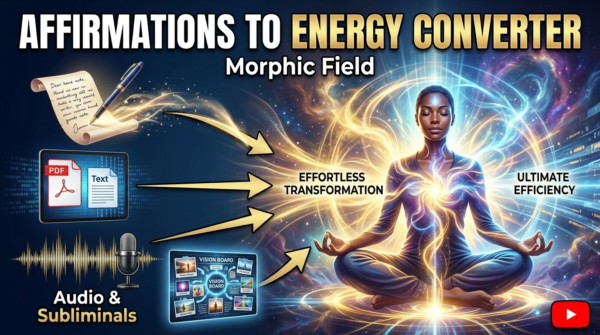 Effortless Transformation: Affirmations to Energy Converter | Premium Morphic Field | Dynamic Energy Field