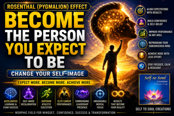Become the Person You Expect to Be | Rosenthal Effect | Change Your Self-Image | Premium Morphic Field | Dynamic Energy Field