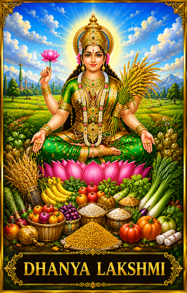 Ashta Lakshmi III: Dhanya Lakshmi | Health, Nourishment & Life's Abundance | Premium Morphic Field | Dynamic Energy Field