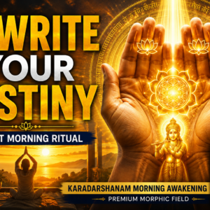 Rewrite Your Destiny Every Morning | Karadarshanam Sacred Morning Consciousness Activation | Premium Morphic Field | Dynamic Energy Field