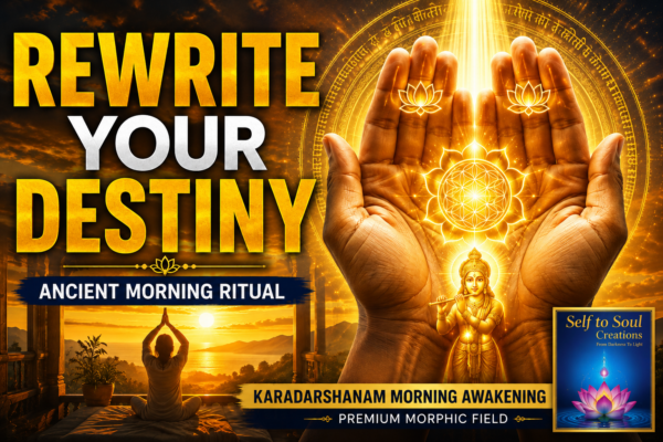 Rewrite Your Destiny Every Morning | Karadarshanam Sacred Morning Consciousness Activation | Premium Morphic Field | Dynamic Energy Field