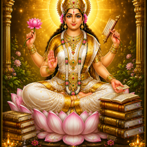 Ashta Lakshmi VIII: Vidya Lakshmi | Knowledge, Wisdom & Intellectual Excellence | Premium Morphic Field | Dynamic Energy Field