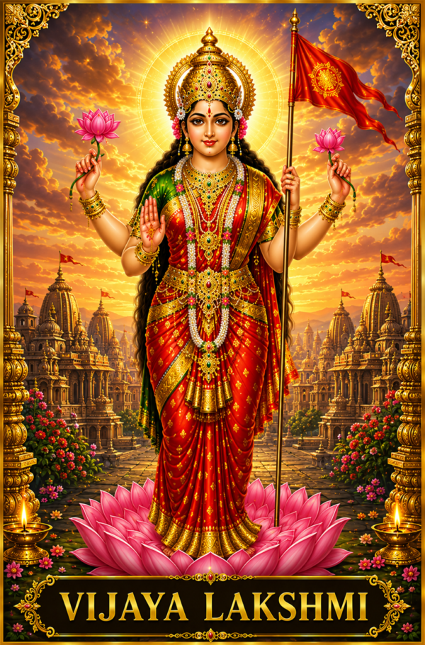 Ashta Lakshmi VII: Vijaya Lakshmi | Victory, Achievement & Success | Premium Morphic Field | Dynamic Energy Field
