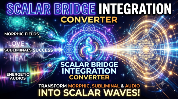 Scalar Bridge Integration Converter: Convert Morphic Fields, Subliminals & Energetic Audios into a Scalar-Integrated Experience | Scalar Wave Field